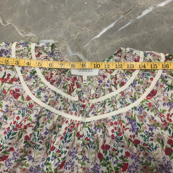 The GREAT Prairie Top, Floral Print, Size Medium - Picture 8 of 11